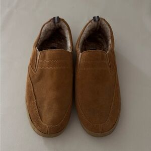 Men's Brown Suede Slip-On Shoes